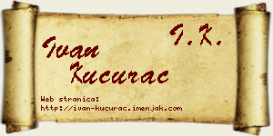 Ivan Kucurac vizit kartica